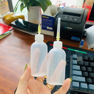 Bình kim chiết nước, dung dịch