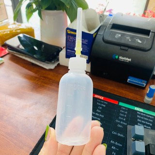 Bình kim chiết nước, dung dịch