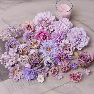 Set 20 Đầu Bông Hoa Cúc Giả Nhiều Màu Sắc Dùng Trang Trí Hộp Quà,Bánh Kem,Giỏ Hoa Quà NGày Lễ Tết