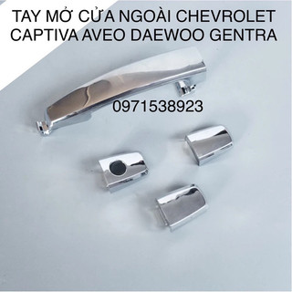 Tay Mở Cửa Ngoài Chevrolet Captiva Aveo Daewoo Gentra 2008-2015 màu mạ crom sáng bóng