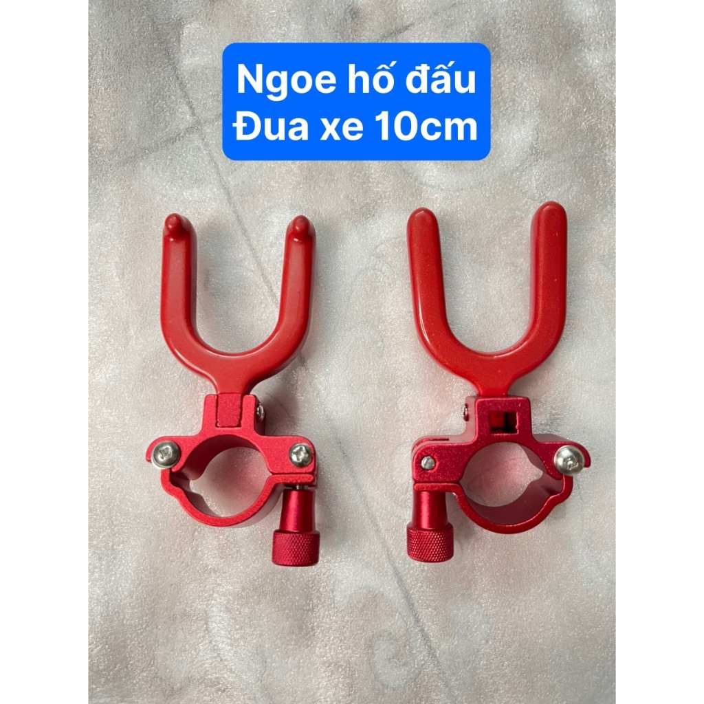 Ngoe gác cần câu cá, ngoe kim loại bọc đầu cao su, ngoe đua xe phụ dài 10cm