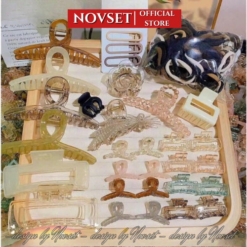 Set kẹp tóc 80 chi tiết NOVSET (kẹp tóc + buộc tóc )[T1-KHO1]