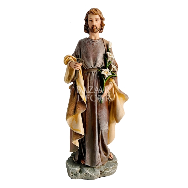 Tượng Thánh Giuse Hoa Huệ 30cm