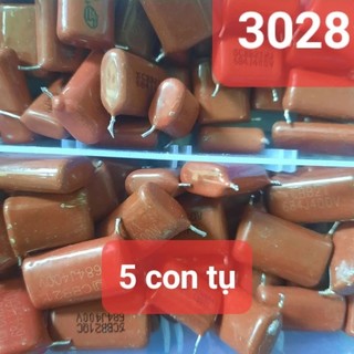 5 con tụ đỏ 684j/250 - 400v tháo máy