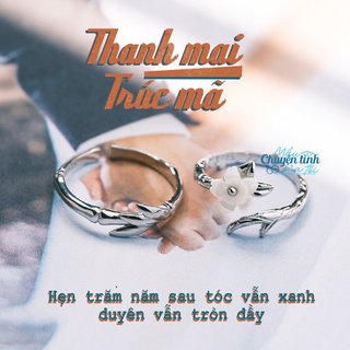  Nhẫn bạc 925 Thanh mai trúc mã - Mẩu chuyện tình của tôi - Nhẫn cặp đôi - Tặng Fullbox quà tặng 