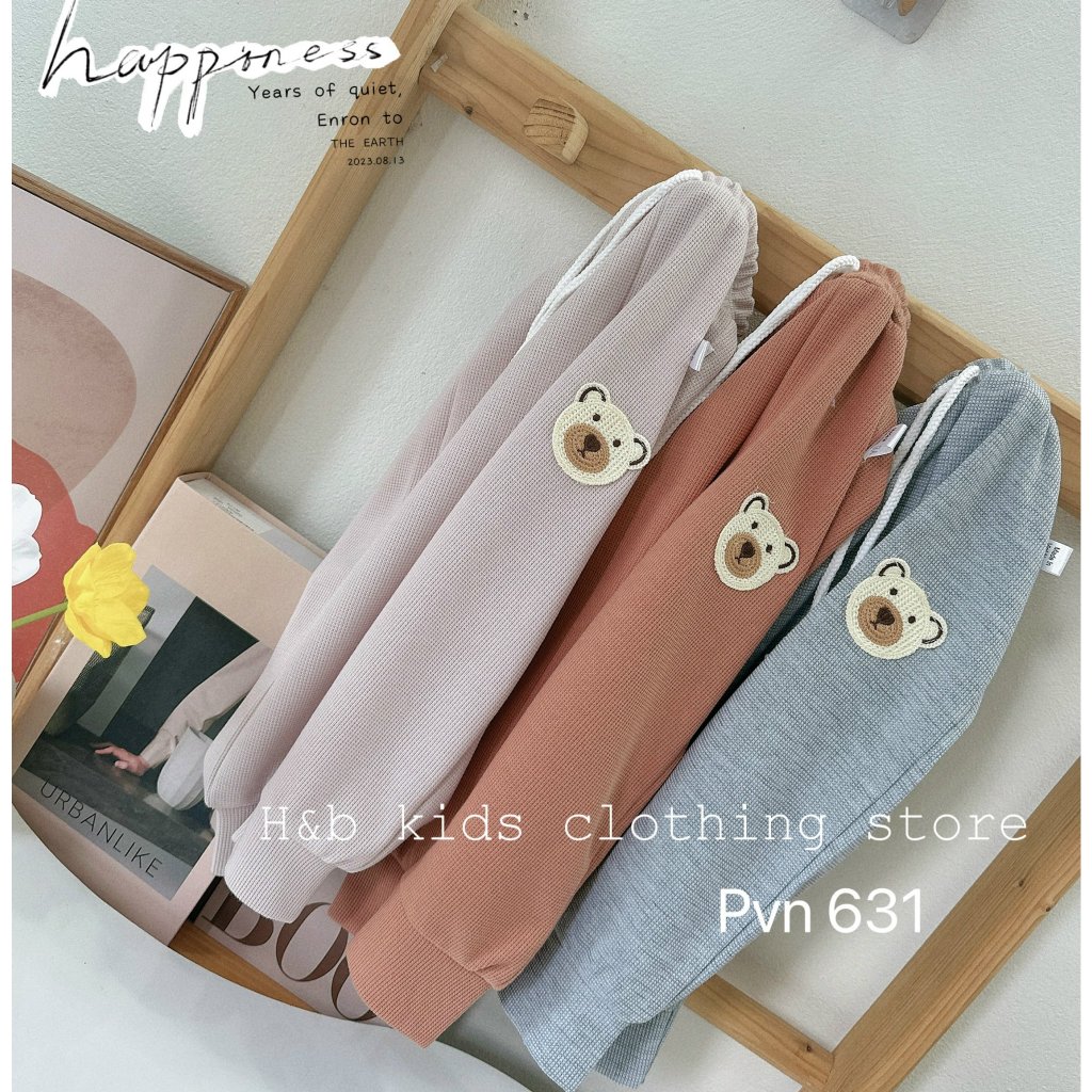 Quần dài cho bé trai bé gái , quần thu đông chất tổ ong cho bé trai bé gái 10-30kg