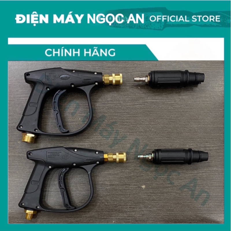 Súng Rửa Xe Áp Lực Cao Ren 22mm Kèm Bộ Nối Nhanh Ren 1/4