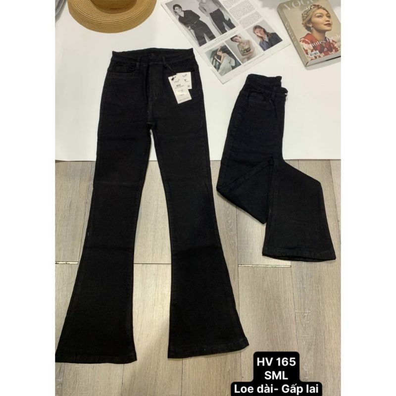 Jean Loe đen eo 68 dài 102