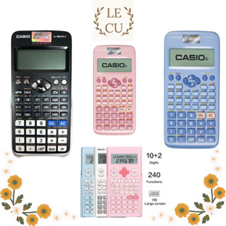 Máy tính casio 580/ 570vn plus hàng chính hãng có tem mác/ Máy tính kỹ thuật học sinh Deli -Xanh/ Hồng/ Trắng