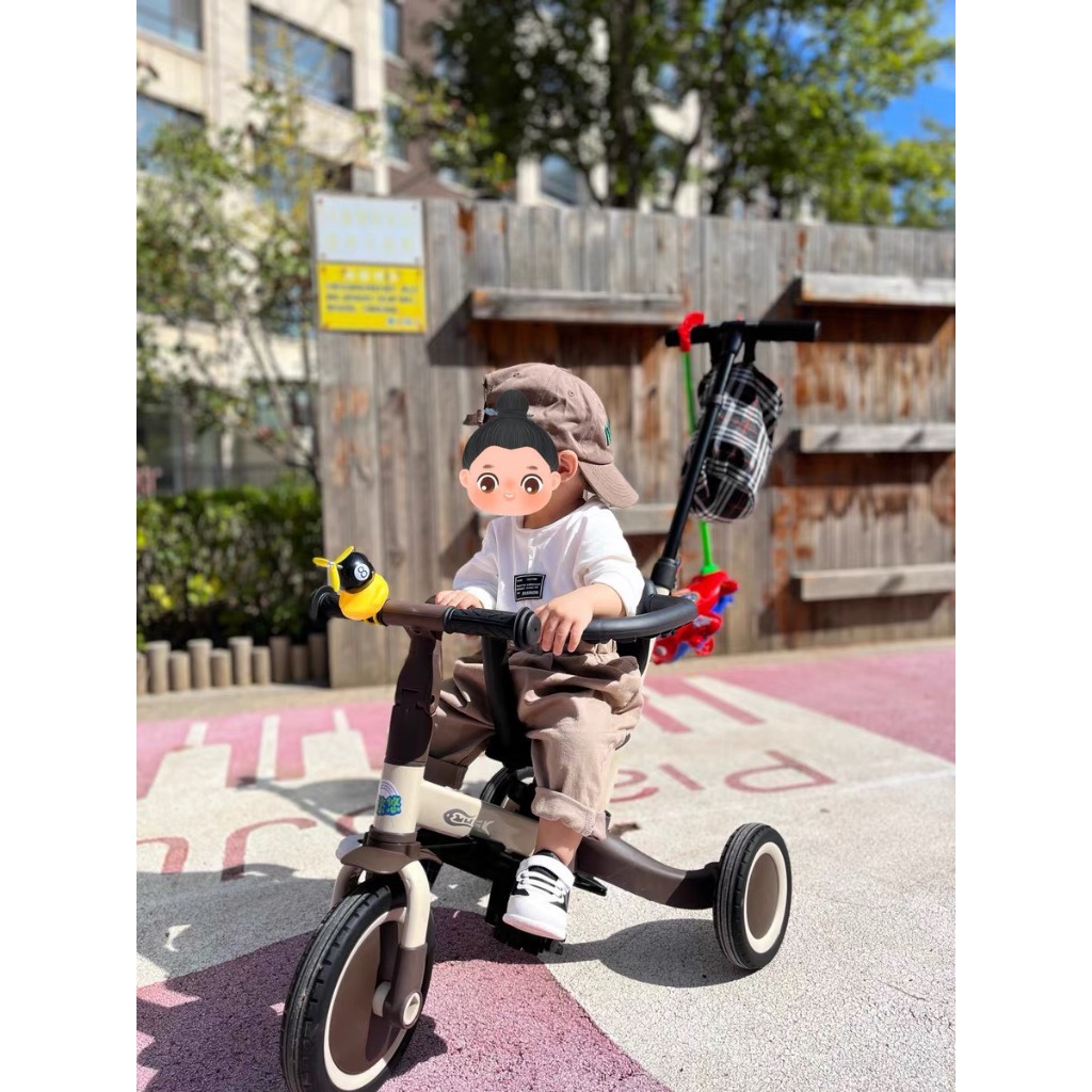 Xe đạp đa năng 5 trong 1 cho bé 1-6 tuổi kết hợp xe đạp 3 bánh, xe đẩy cho bé và xe chòi chân thăng bằng - MK23011