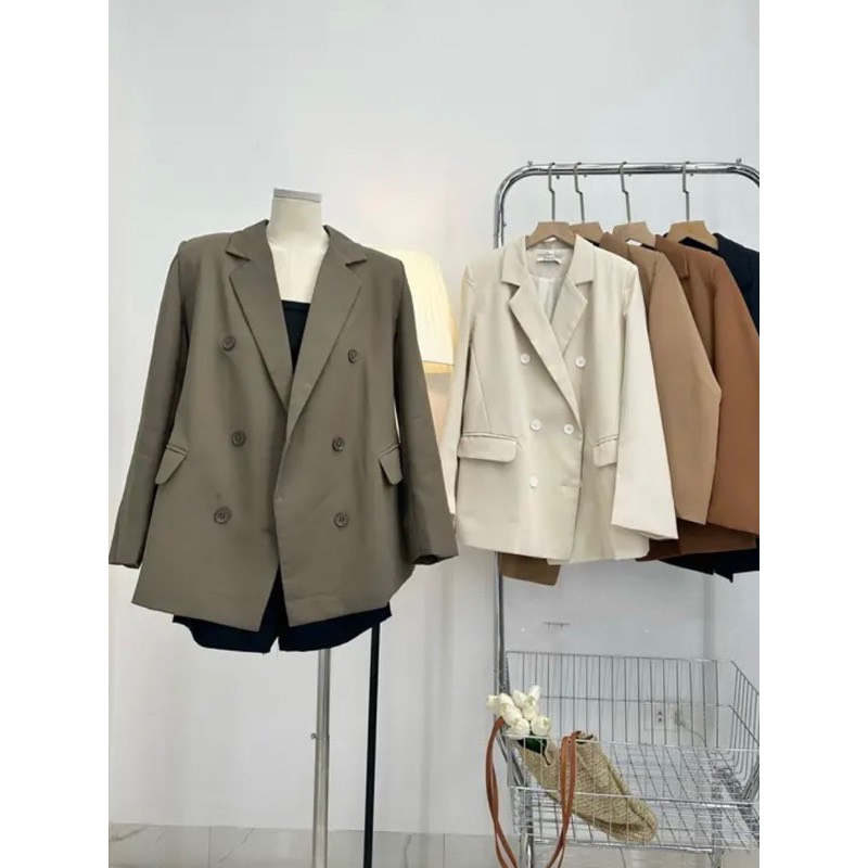 Áo blazer nữ hai lớp phong cách hàn quốc AO29
