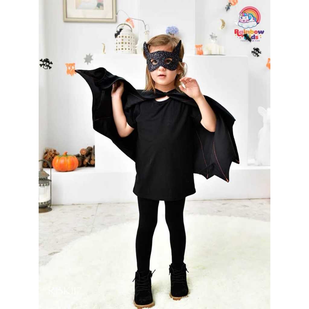Sét Đồ Hoá Trang Halloween Bé Gái gồm
