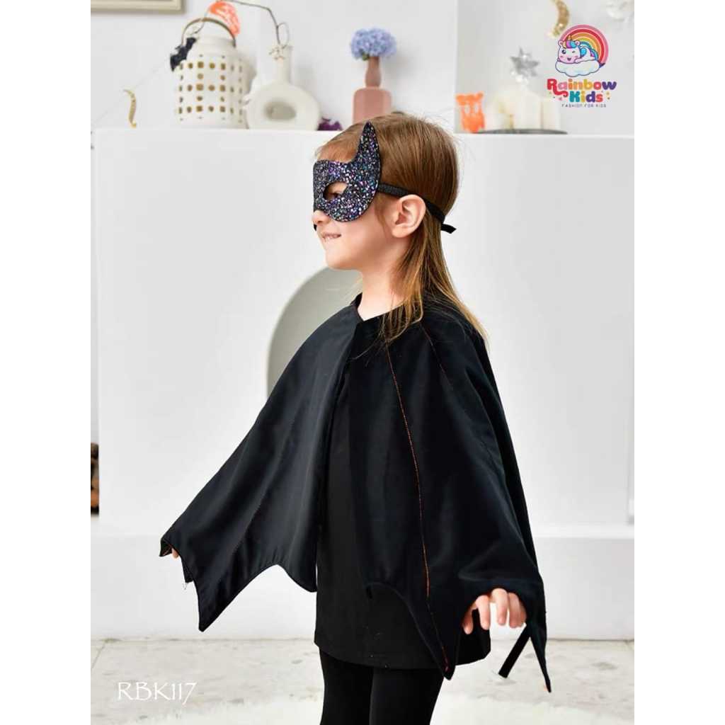 Sét Đồ Hoá Trang Halloween Bé Gái gồm