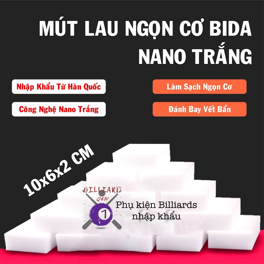 Mút lau cơ Bida giá rẻ, làm sạch cơ chuyên dụng