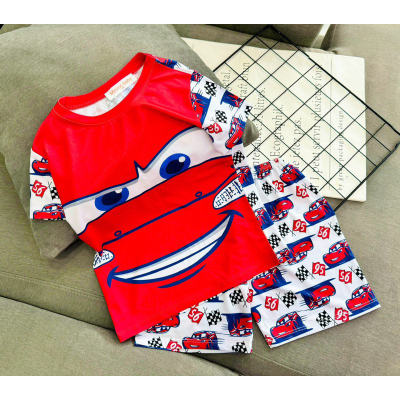 Bộ thun lạnh bé trai size 9-22kg-bộ mặc nhà bé trai