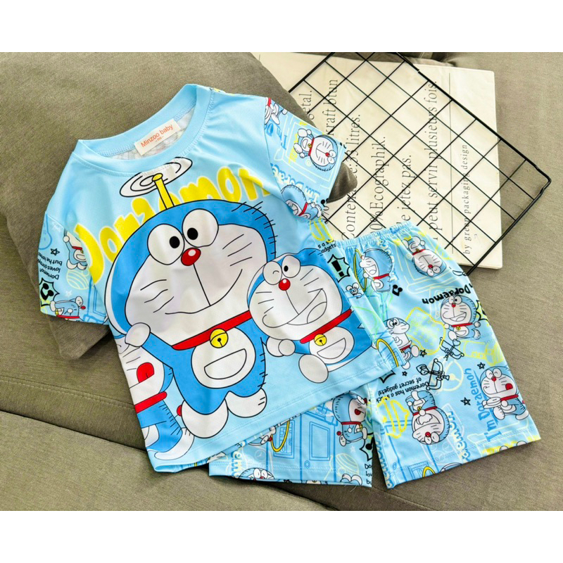 Bộ thun lạnh bé trai size 9-22kg-bộ mặc nhà bé trai