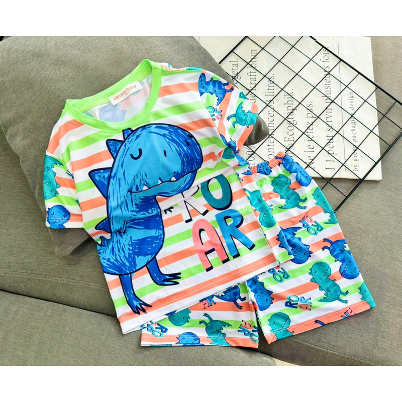 Bộ thun lạnh bé trai size 9-22kg-bộ mặc nhà bé trai