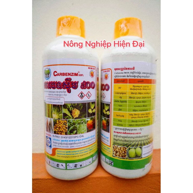 CABENDAZIM* 500g/l trừ nấm Carbenzim hàng Campodia 1lít