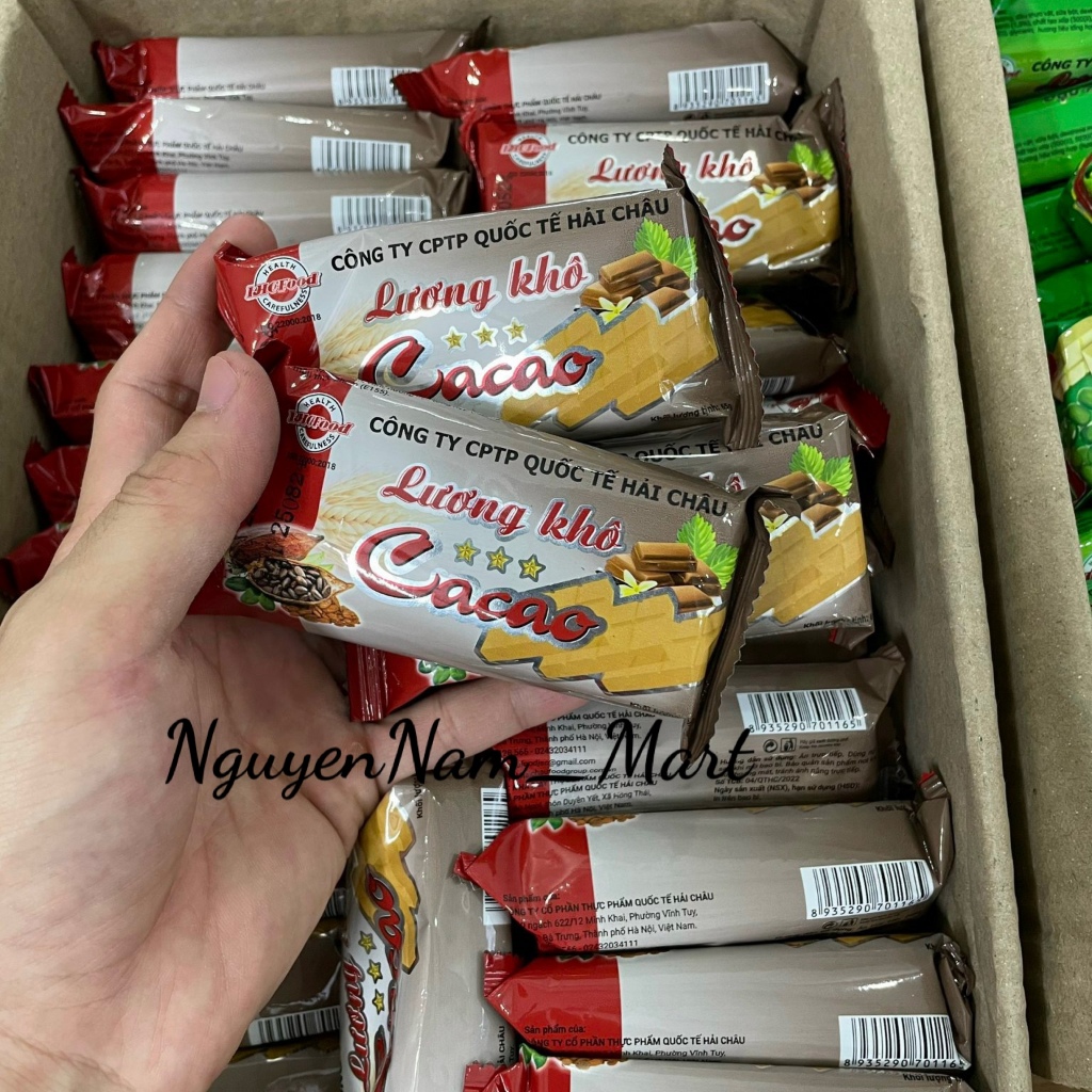 Lương khô hải châu 65g Ca cao/đậu xanh/tổng hợp