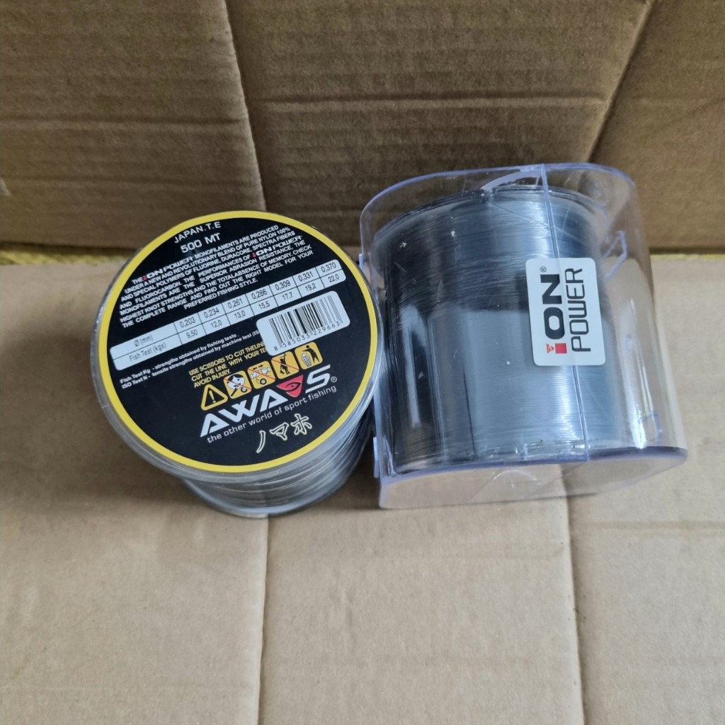 Cước câu cá 500m ion power xám khói tàng hình dây câu cá siêu vip