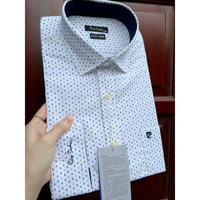 Sơ mi dài tay nam Pierre Car.din 12 mầu tuyền chọn