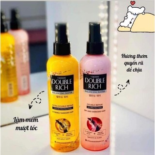 Xịt dưỡng tóc double rich chăm sóc tóc hư tổn