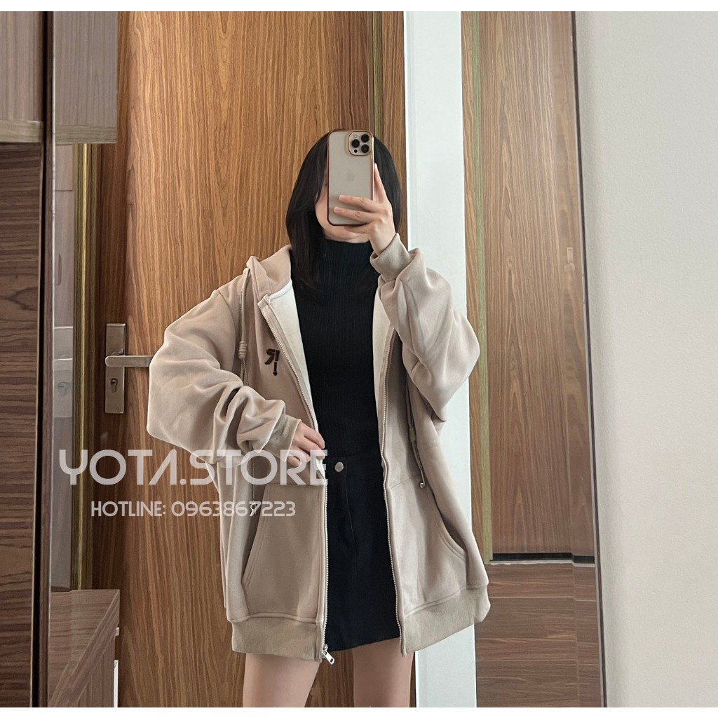 Áo khoác hoodie zipper - HD08