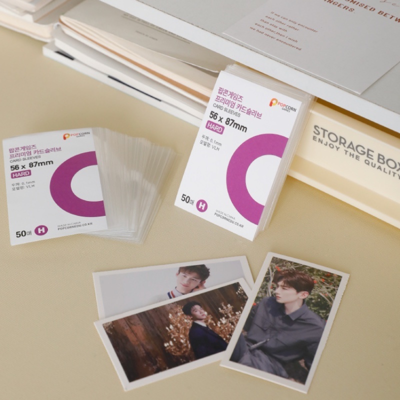 Sleeve Popcorn bọc card siêu dày bảo vệ,  bảo quản card Kpop, Blackpink, album lomo, card toploader