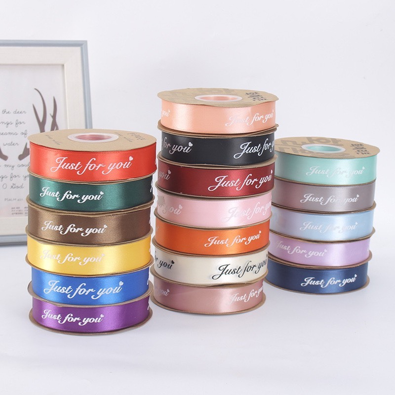 Dây Ruy Băng Lụa Chữ _Cuộn 45m _❤️JUST FOR YOU❤️
