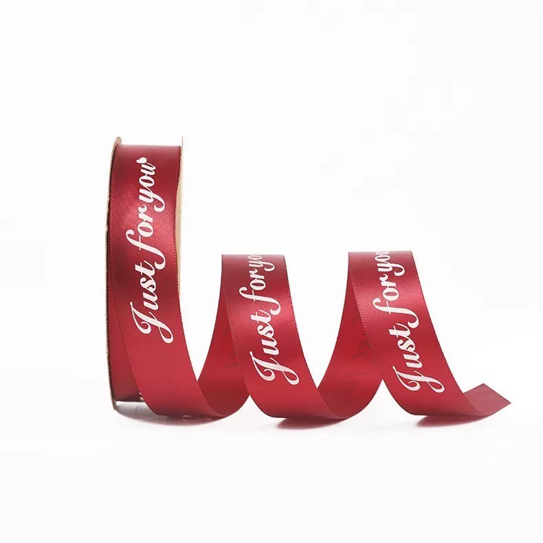 Dây Ruy Băng Lụa Chữ _Cuộn 45m _❤️JUST FOR YOU❤️