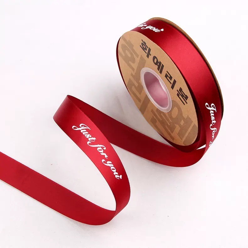 Dây Ruy Băng Lụa Chữ _Cuộn 45m _❤️JUST FOR YOU❤️