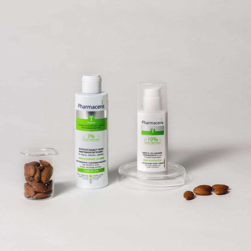 Pharmaceris Toner 3% mandelic Acid - Giảm dầu mịn. làm sáng đều màu da 190ml