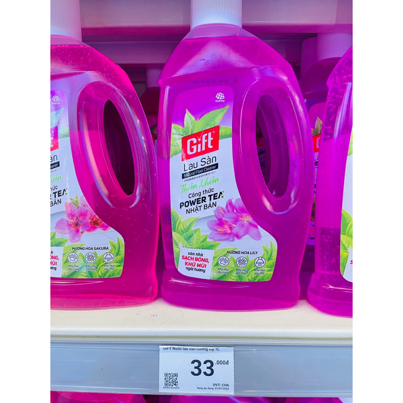 Nước Lau Sàn Gift Đậm Đặc Chai 1L hương lily