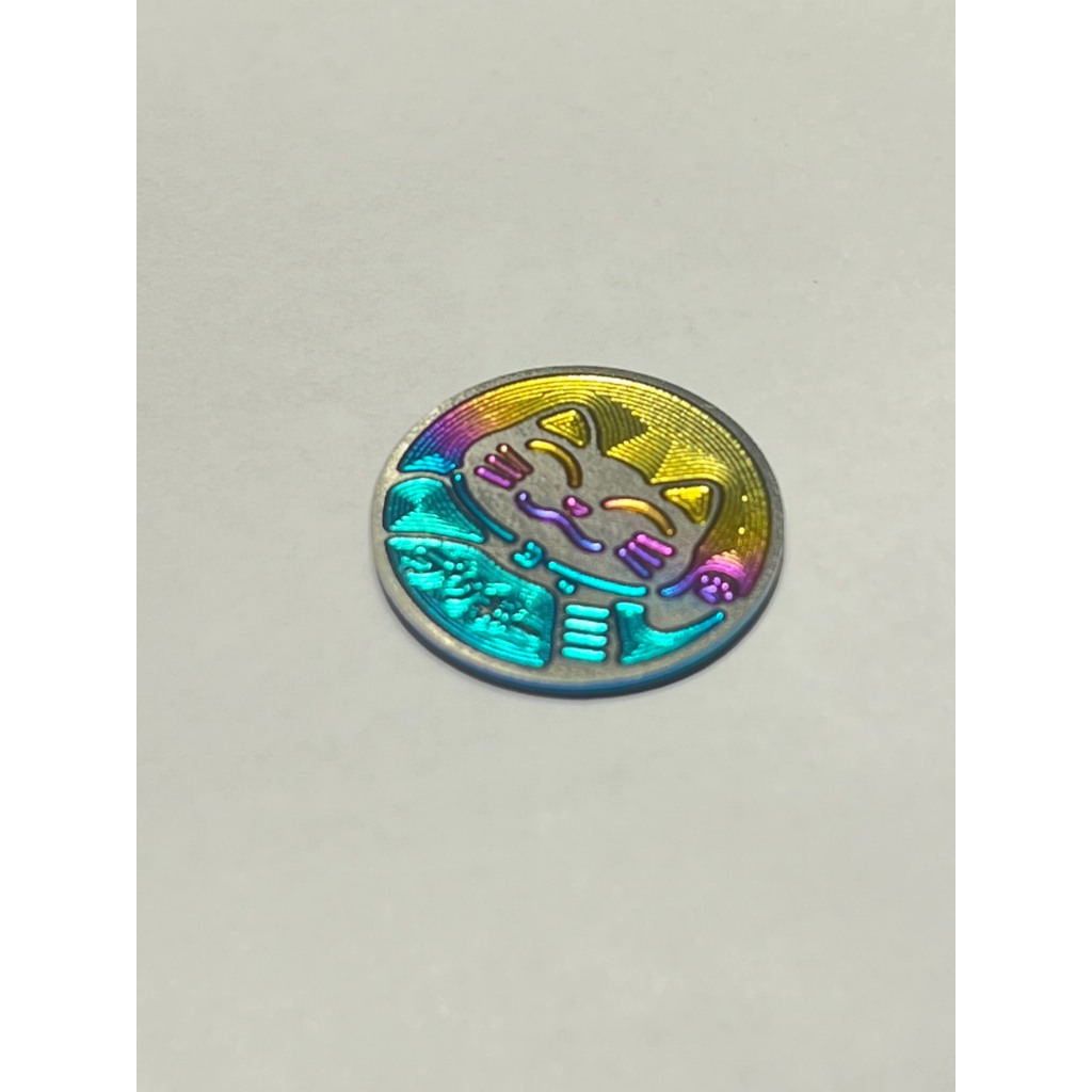 Logo titan con mèo thần tài trang trí nhiều dòng xe, giá tốt hàng chất lượng