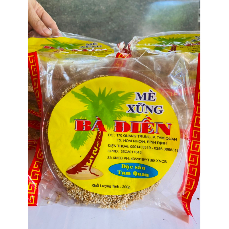 MÈ XỬNG BÀ ĐIỀN_ Loại Ngon Siêu Nhiều Đậu - Mè_ĐẶC SẢN TAM QUAN_ BÌNH ĐỊNH