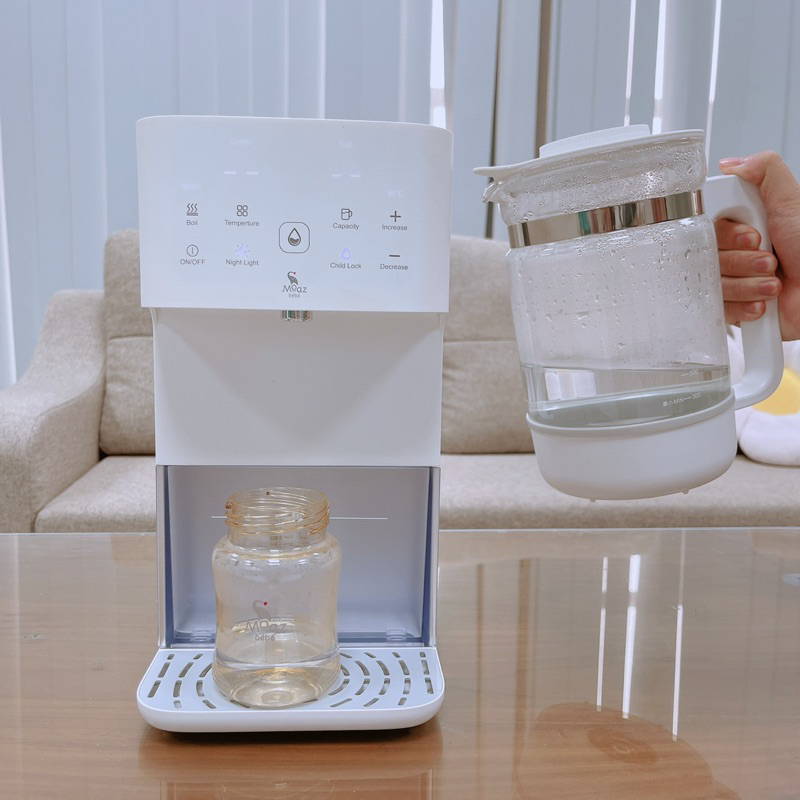 Bình thuỷ điện giữ nhiệt thông minh moaz bebe moaz bébé mb071 bảo hành chính hãng 12 tháng