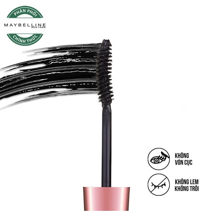 Mascara Dài Mi Cong Mi Maybellline New York Hyper Curl Waterpro0f Không Lem Không Trôi 9.2ml