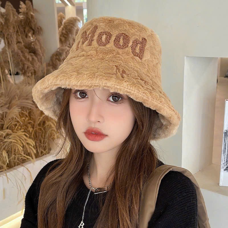 Mũ lông mịn Mood dày dặn hàng loại 1 siêu ấm phong cách Hàn Quốc dành cho nữ, M210