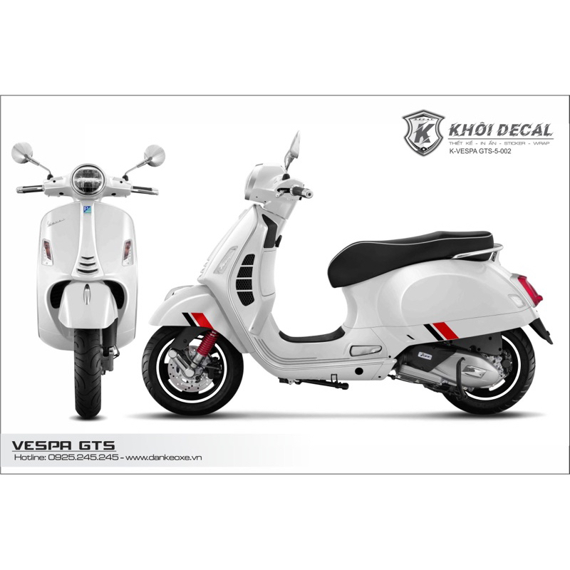 Tem Vespa GTS siêu  nét