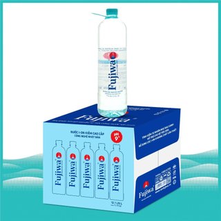 - thùng 12 chai nước ion kiềm fujiwa
