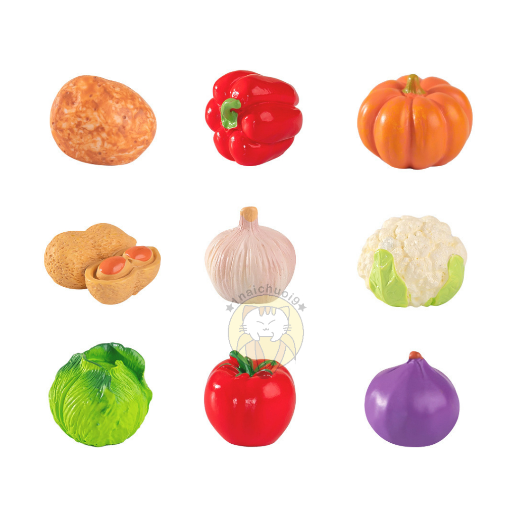 Mô hình rau củ quả  trang trí nhà búp bê, DIY