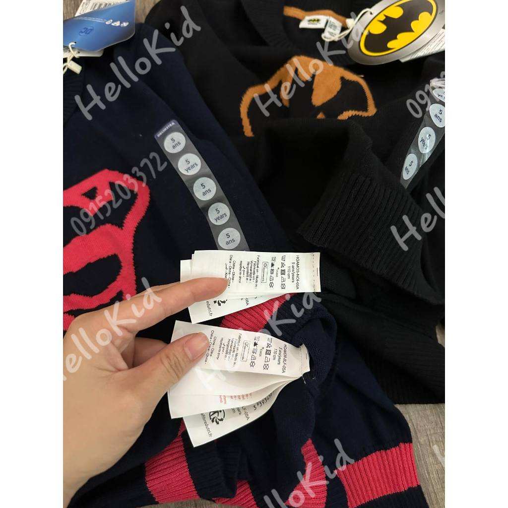 Áo len siêu nhân cho bé