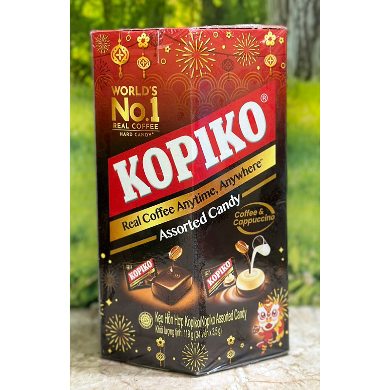 Hộp kẹo cà phê Kopiko 119g/34 Viên*3,5g