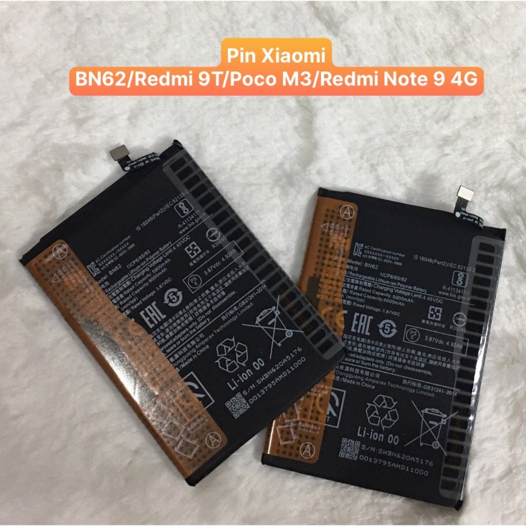 Pin BN62 Redmi 9T/POCO M3/Redmi note 9 4G