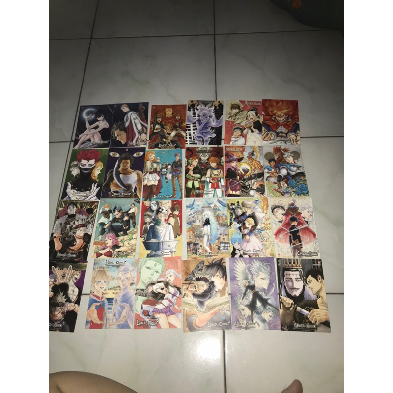 postcards black clover