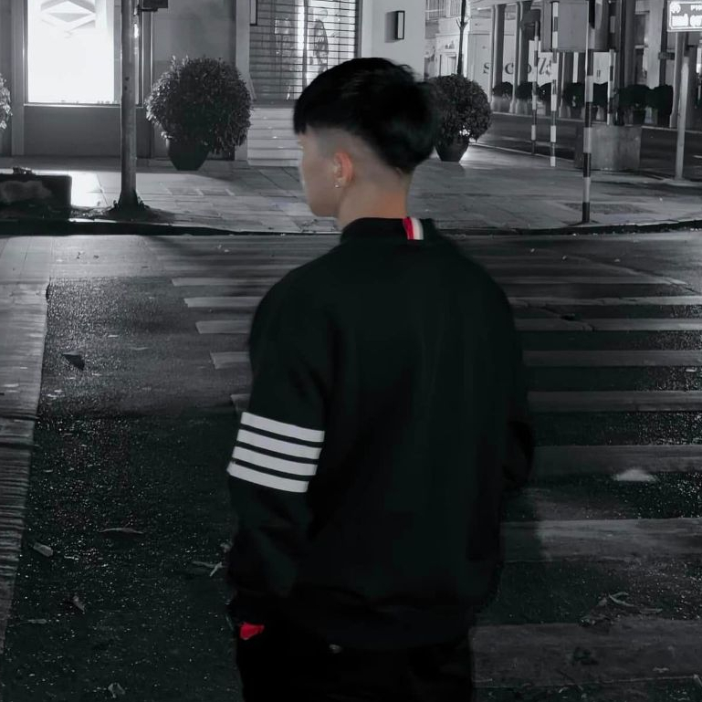 Áo Khoác Bomber Thôm Bờ Rào Gió Phối 4 Vạch Tay Idol An Thuyên Siêu Chất - Áo Khoác Bomber Thôm 4 Vạch Tay Cao Cấp