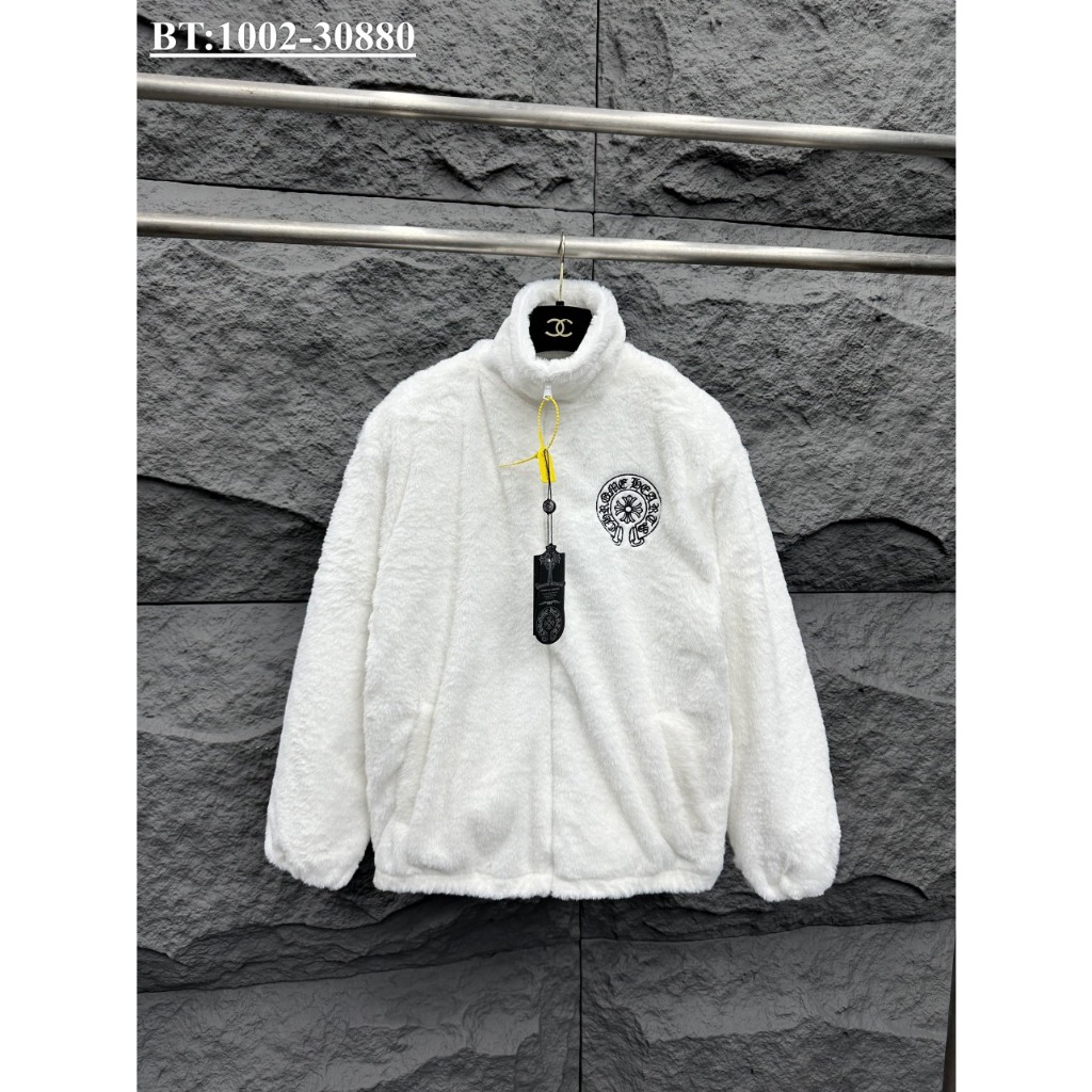 Áo Khoác Lông Cờ Rôm Thêu Logo Siêu Đẹp - Áo Khoác Dành Cho Nam