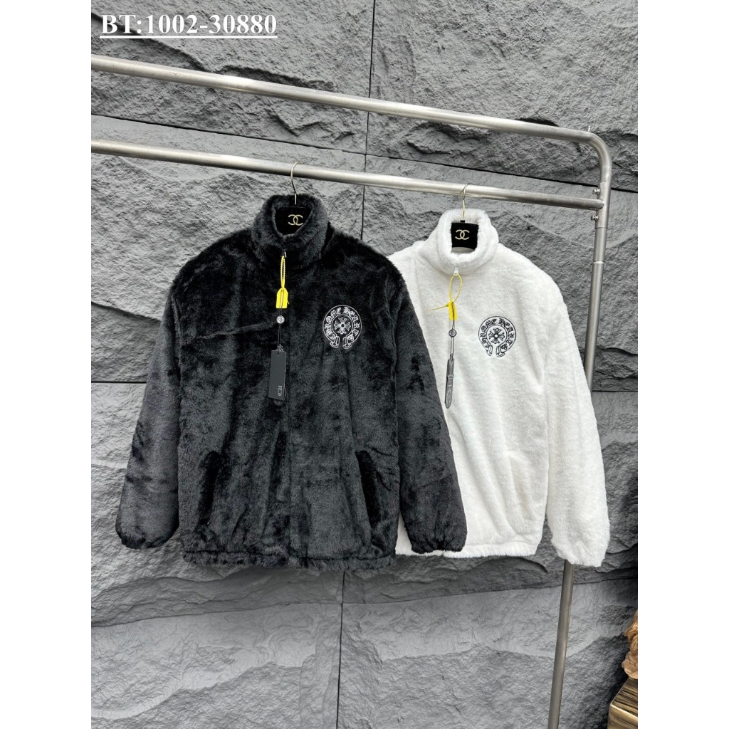 Áo Khoác Lông Cờ Rôm Thêu Logo Siêu Đẹp - Áo Khoác Dành Cho Nam