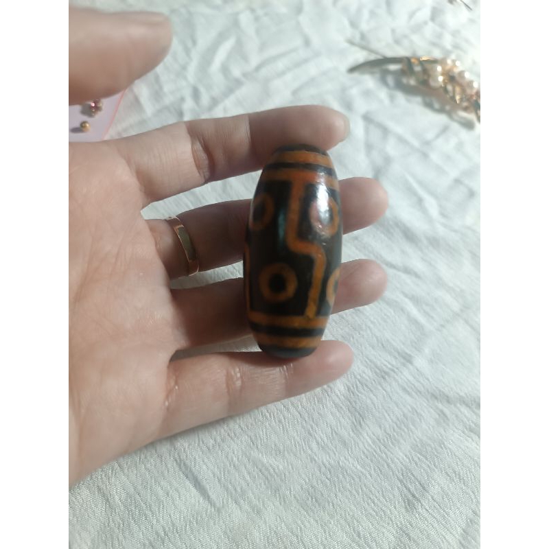 Dzi 8 mắt dài 53.7li ngang 23.5li/dzi bảo bình dài 50.5li ngang 24.7li