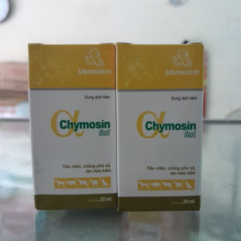 Chymosin 100ml và combo gà sau đá, tiêu viêm, tan máu bầm